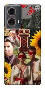 Чохол Ukr collage для Motorola Moto G85
