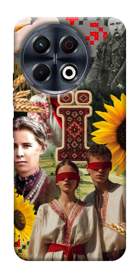 Чохол Ukr collage для TECNO Spark 30 Pro (KL7)