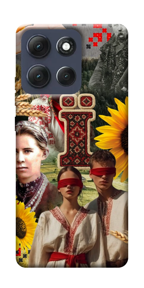 Чехол Ukr collage для Motorola Moto G86 Power