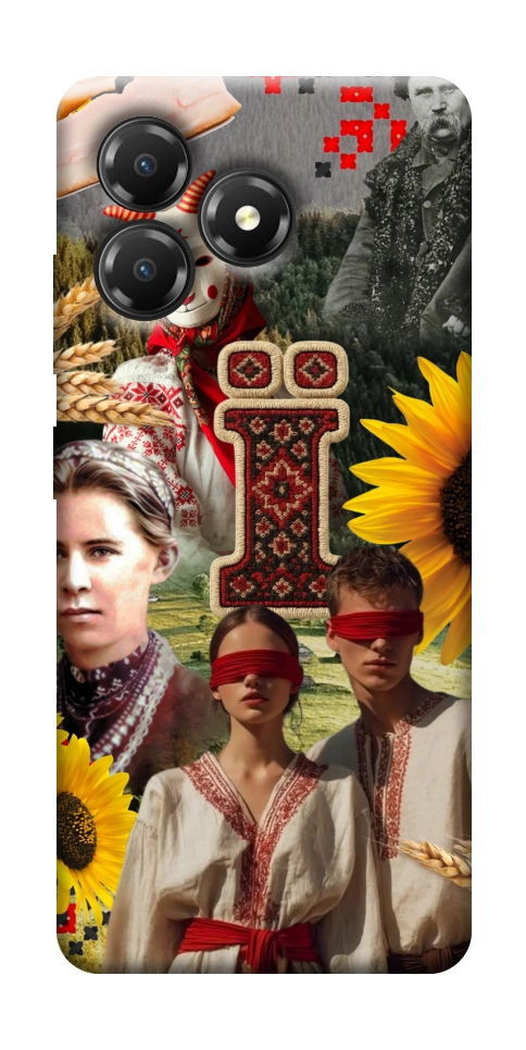 Чехол Ukr collage для ZTE Blade A36