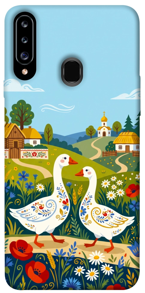 Чохол Ukr gooses для Galaxy A20s (2019)