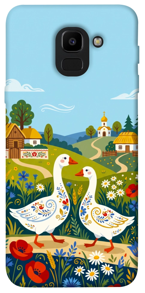 Чохол Ukr gooses для Galaxy J6 (2018)