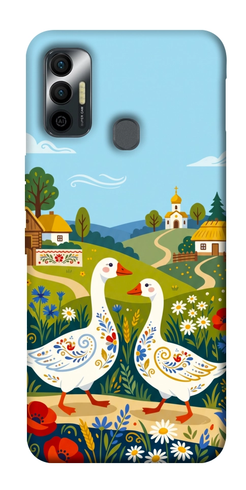 Чохол Ukr gooses для TECNO Spark 7