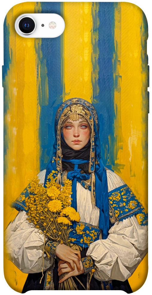 Чехол Ukrainian woman для iPhone SE (2020)