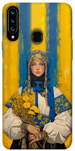 Чохол Ukrainian woman для Galaxy A20s (2019)