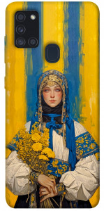 Чехол Ukrainian woman для Galaxy A21s (2020)