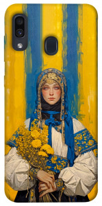 Чехол Ukrainian woman для Samsung Galaxy A20 A205F