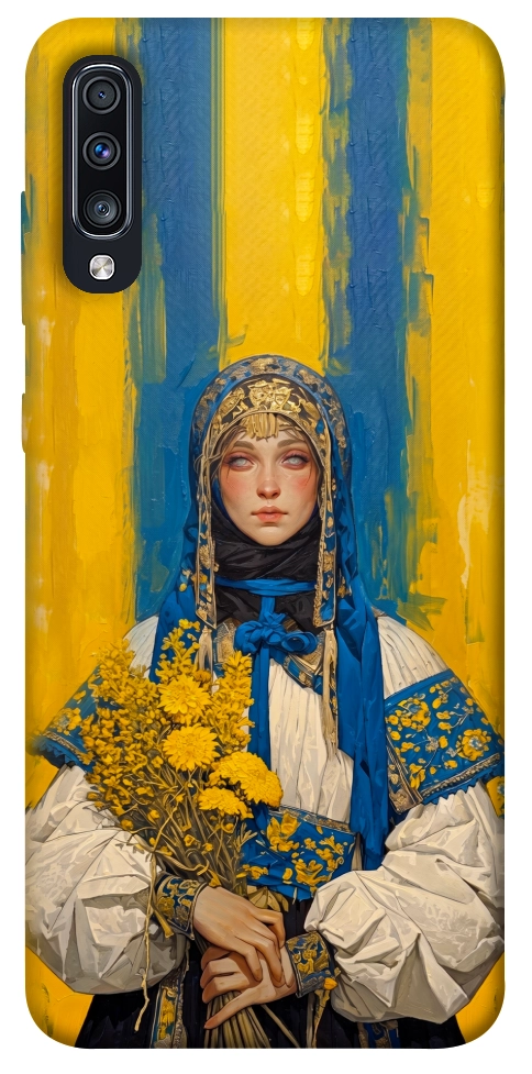 Чехол Ukrainian woman для Galaxy A70 (2019)