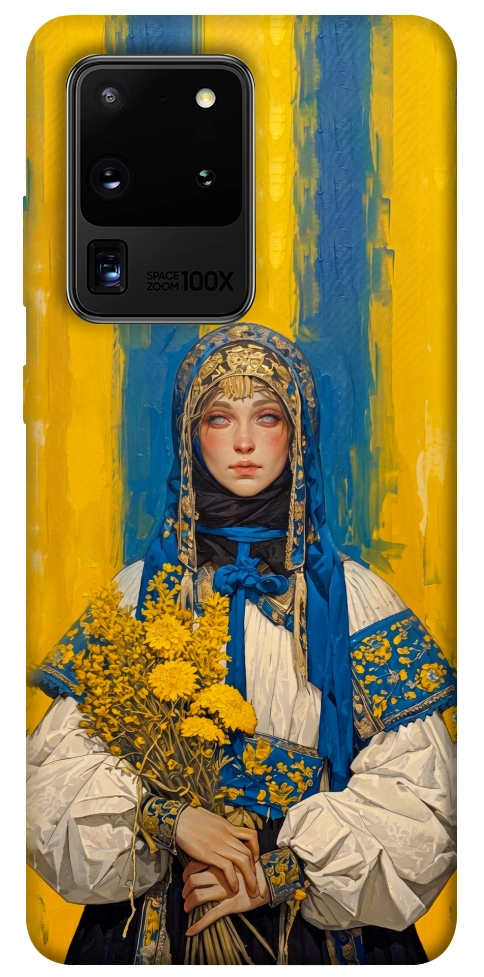 Чехол Ukrainian woman для Galaxy S20 Ultra (2020)