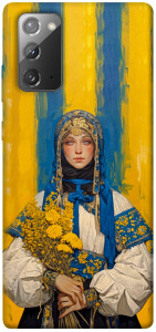 Чохол Ukrainian woman для Galaxy Note 20