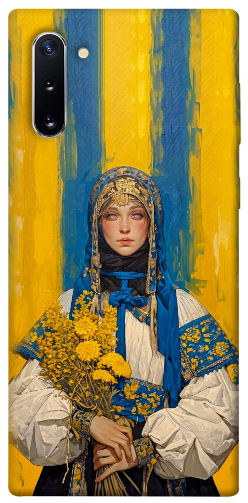 Чехол Ukrainian woman для Galaxy Note 10 (2019)