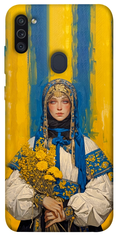 Чехол Ukrainian woman для Galaxy M11 (2020)
