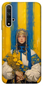 Чохол Ukrainian woman для Huawei Honor 20
