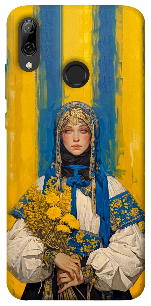 Чехол Ukrainian woman для Huawei P Smart (2019)