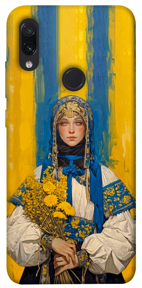 Чехол Ukrainian woman для Xiaomi Redmi Note 7
