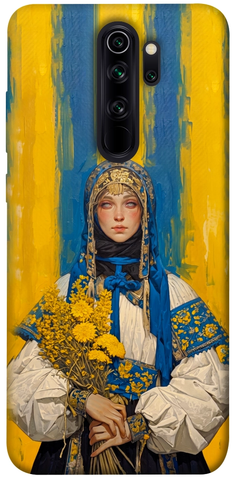 Чехол Ukrainian woman для Xiaomi Redmi Note 8 Pro