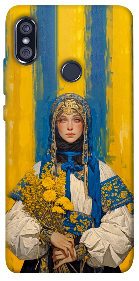 Чохол Ukrainian woman для Xiaomi Redmi Note 5 (Dual Camera)