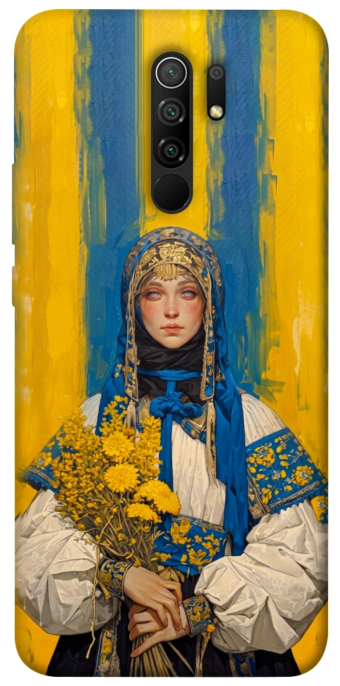 Чохол Ukrainian woman для Xiaomi Redmi 9