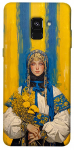 Чохол Ukrainian woman для Galaxy A8 (2018)