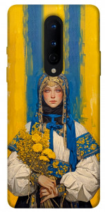 Чохол Ukrainian woman для OnePlus 8