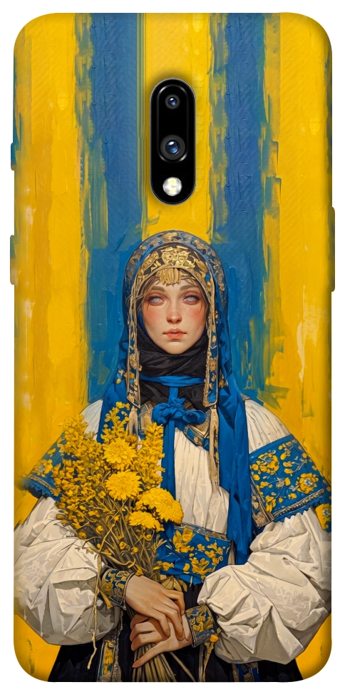 Чехол Ukrainian woman для OnePlus 7