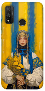 Чехол Ukrainian woman для Huawei P Smart (2020)