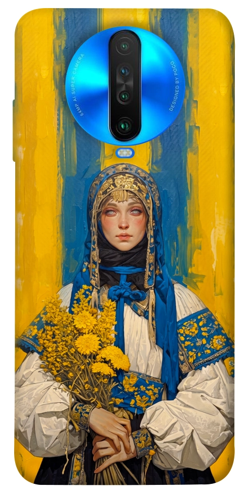 Чехол Ukrainian woman для Xiaomi Poco X2