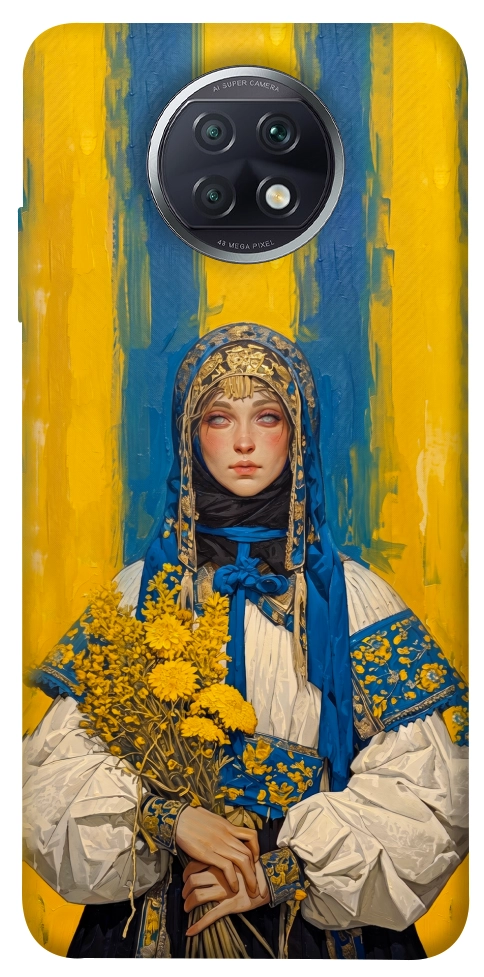 Чехол Ukrainian woman для Xiaomi Redmi Note 9T