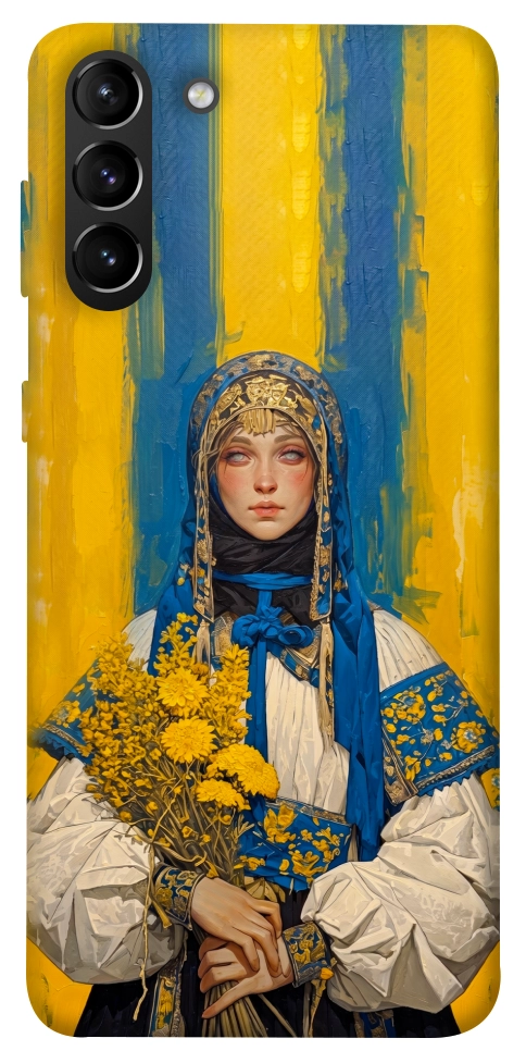 Чехол Ukrainian woman для Galaxy S21+