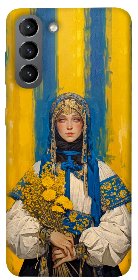 Чехол Ukrainian woman для Galaxy S21