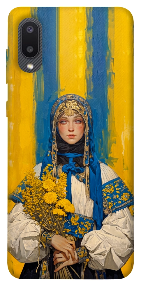 Чехол Ukrainian woman для Galaxy A02