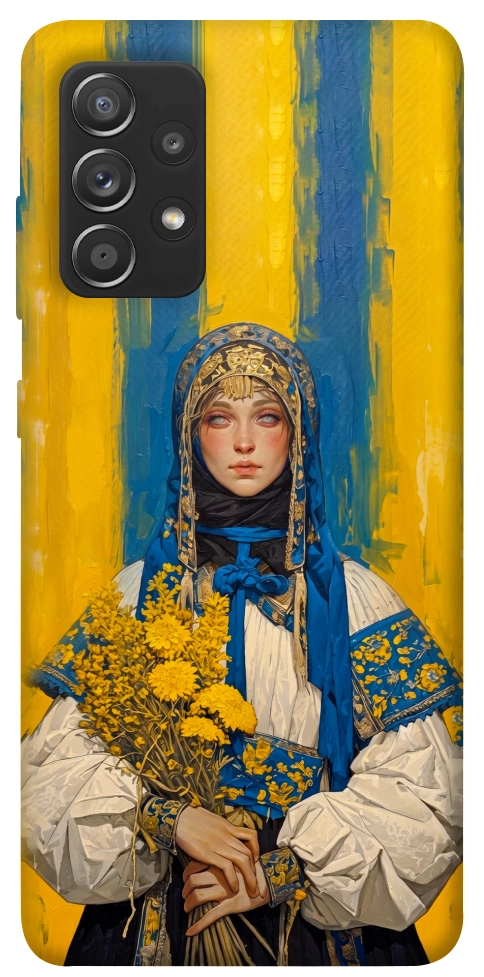 Чехол Ukrainian woman для Galaxy A72 5G