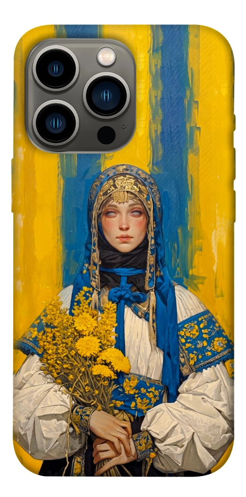 Чехол Ukrainian woman для iPhone 13 Pro