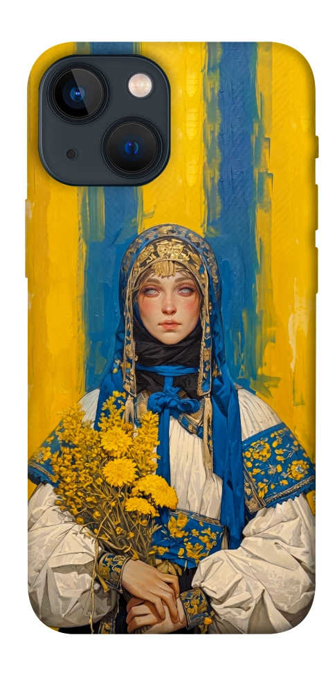 Чохол Ukrainian woman для iPhone 13 mini