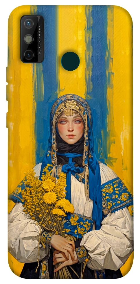 Чохол Ukrainian woman для TECNO Spark 6 Go