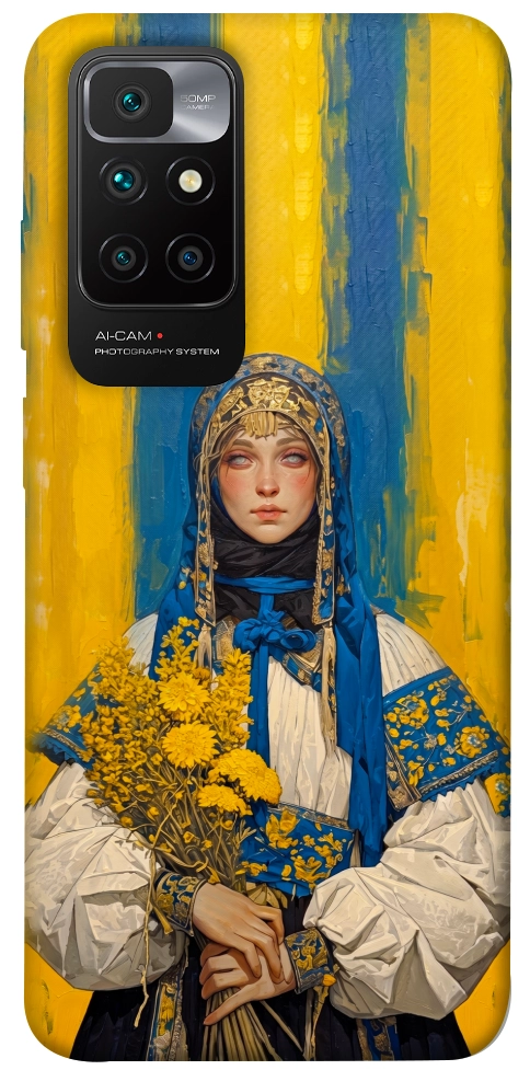 Чехол Ukrainian woman для Xiaomi Redmi 10