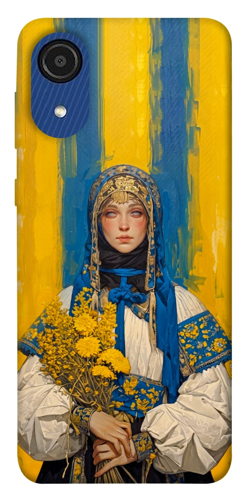 Чохол Ukrainian woman для Galaxy A03 Core