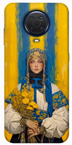 Чехол Ukrainian woman для Nokia G10