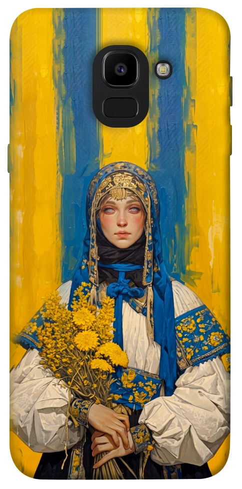 Чохол Ukrainian woman для Galaxy J6 (2018)