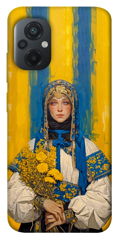 Чехол Ukrainian woman для Xiaomi Poco M5