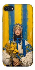 Чехол Ukrainian woman для iPhone SE (2022)