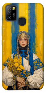 Чехол Ukrainian woman для Infinix Hot 10 Lite