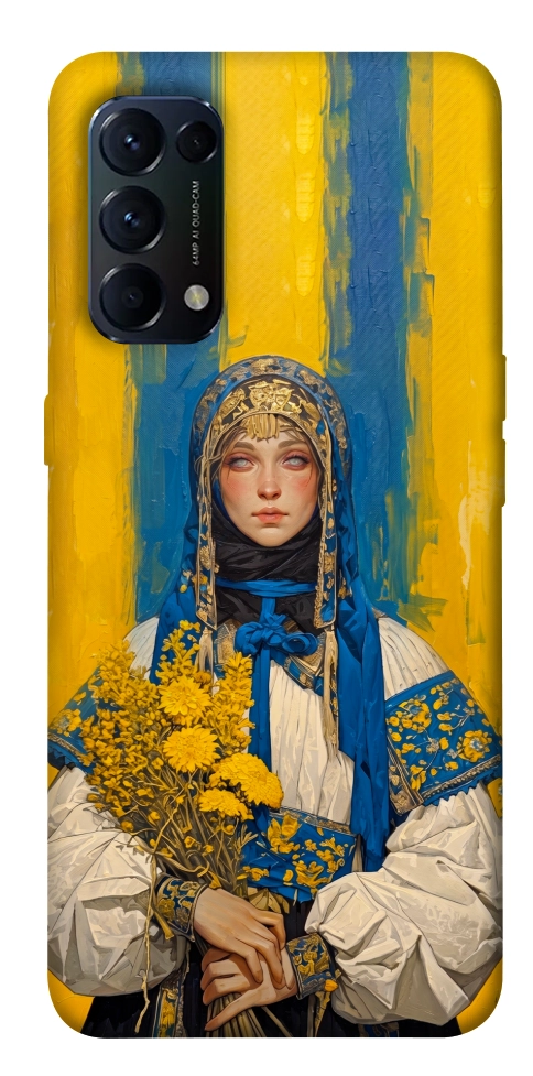 Чехол Ukrainian woman для Oppo Reno 5 4G