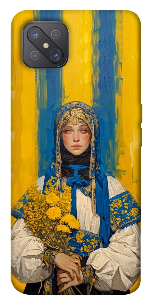 Чехол Ukrainian woman для Oppo A92s