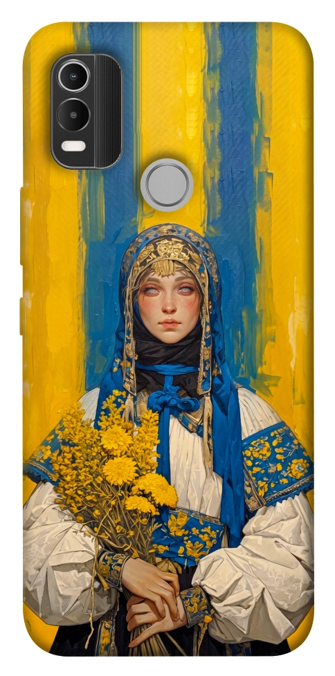 Чехол Ukrainian woman для Nokia C21 Plus