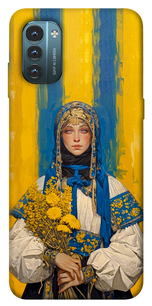 Чохол Ukrainian woman для Nokia G21