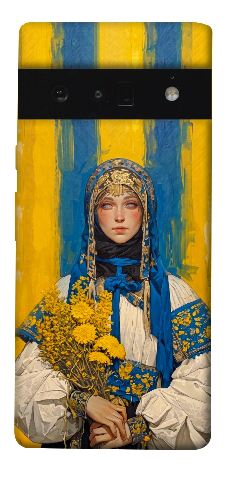 Чехол Ukrainian woman для Google Pixel 6 Pro