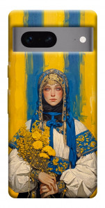 Чехол Ukrainian woman для Google Pixel 7