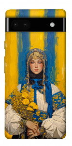 Чехол Ukrainian woman для Google Pixel 6A