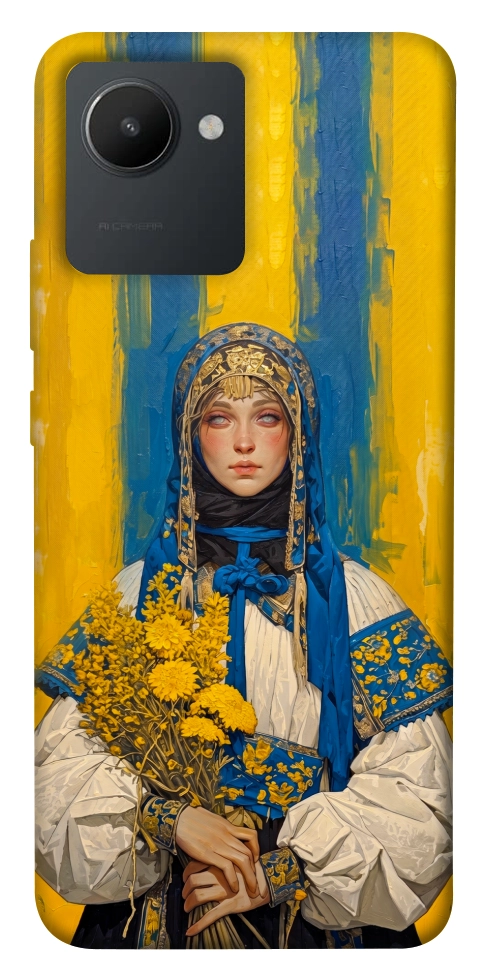 Чохол Ukrainian woman для Realme C30s